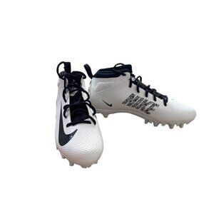 Nike Huarache 7 Lacrosse Cleats White/Black Womens Size 8.5 Lightweight Durable